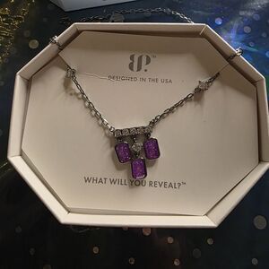 Elegant Lavender Pendant Necklace